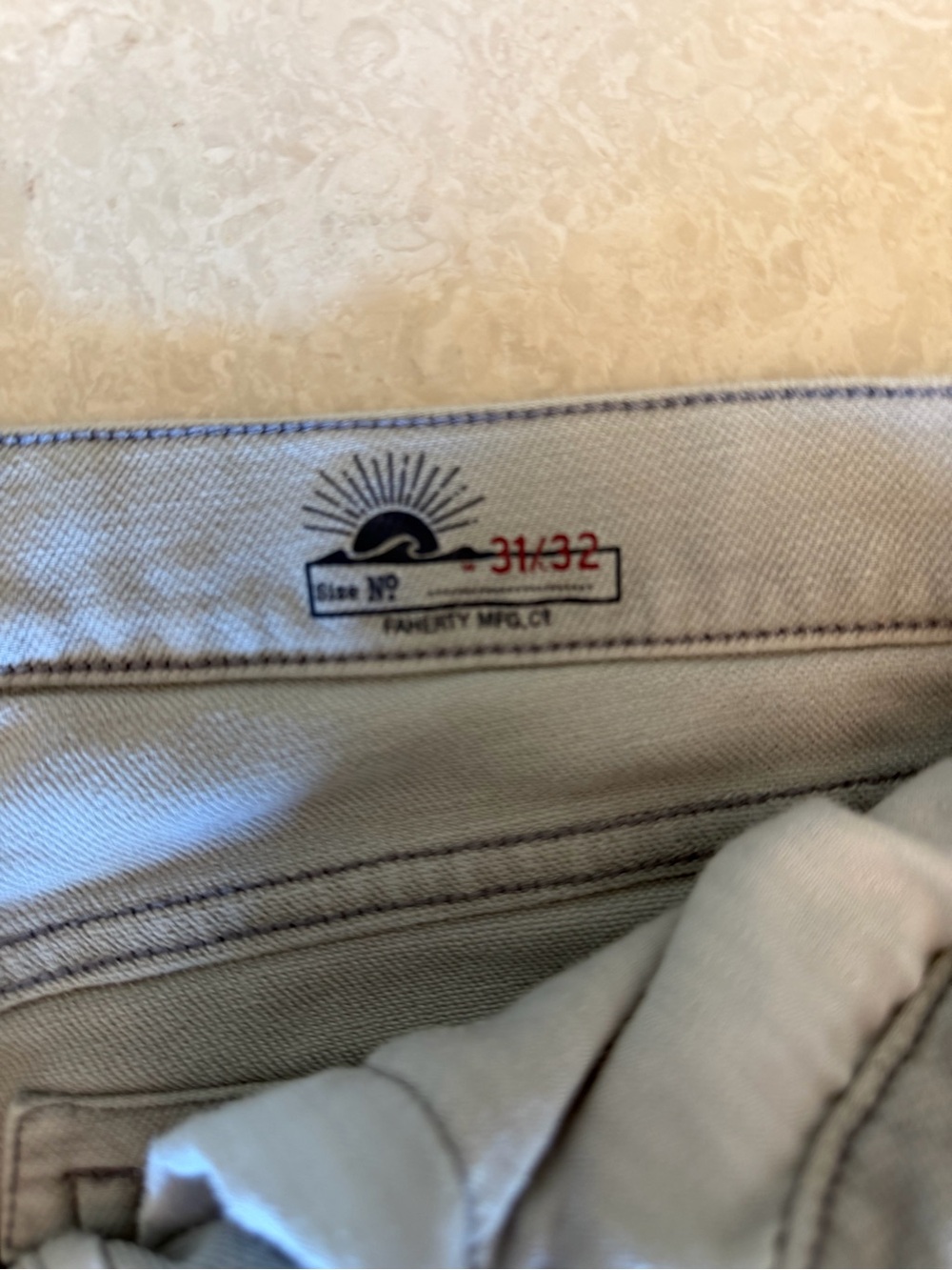 Faherty Light Gray Chinos